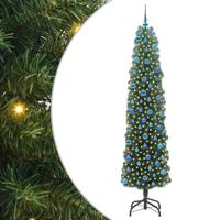 VidaXL Kunstkerstboom groen 240 cm pvc en staal en kunststof - thumbnail