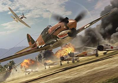 Curtiss P-40B Warhawk Puzzel 1000 Stukjes