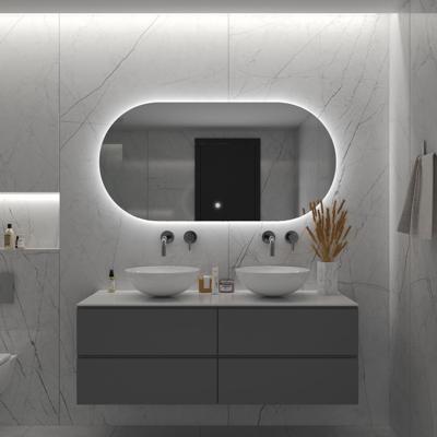 Badkamerspiegel BWS Riono 70x160cm Horizontaal LED Badkamerspiegel BWS Riono 70x160cm Horizontaal LED