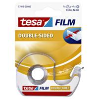 Tape tesafilm dubbelz 12mmx7.5m tr met dispenser | 10 stuks - thumbnail