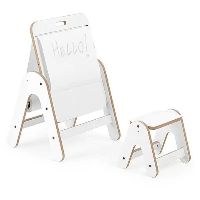 Mamatoyz houten tekentafel wit MDF - thumbnail