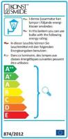 KonstSmide Design wand buitenlampTyr zwart - 510-752 - thumbnail