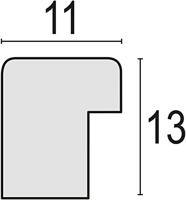 Zep fotolijst wt57g wales gold 13x18 cm - thumbnail