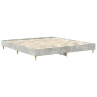 Bedframe zonder matras 200x200 cm spaanplaat betongrijs - thumbnail