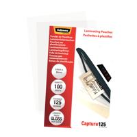 Fellowes Lamineerfolie 86 x 54 mm, Creditcard 125 micron glanzend 100 stuk(s) - thumbnail
