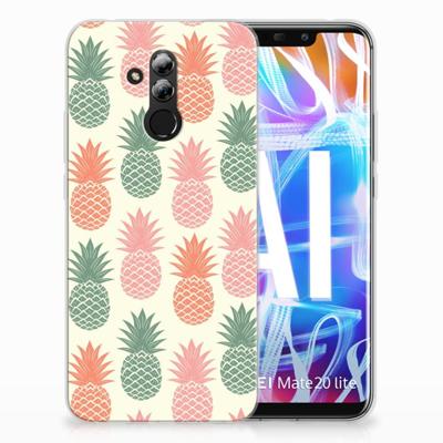 Huawei Mate 20 Lite | Siliconen Case | Ananas