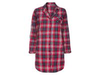 esmara Dames oversized shirt (geruit/rood, S (36/38)) - thumbnail