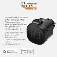 Brennenstuhl 1294860 ®connect Smart Plug Wa 3000 Xs02 Voor Buiten Ip44 - thumbnail