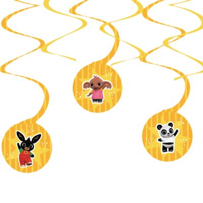 Amscan Spiraal hanger bing 60 cm set van 6 | 24 stuks