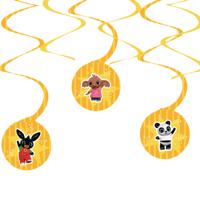 Amscan Spiraal hanger bing 60 cm set van 6 | 24 stuks - thumbnail