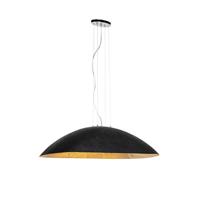 QAZQA Industriële hanglamp zwart met goud 115 cm - Magna - thumbnail