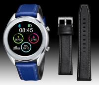 Horlogeband Lotus 50008/2 / BC10932 Leder Zwart 22mm - thumbnail