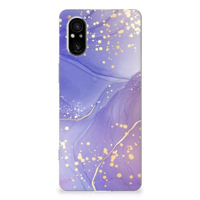 Smartphone hoesje voor Sony Xperia 5 V Watercolor Paars Smartphone hoesje voor Sony Xperia 5 V Watercolor Paars