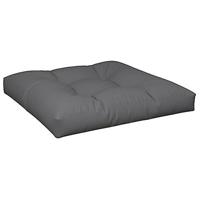 VidaXL Palletkussen 80x80x12 cm stof antracietkleurig VidaXL Palletkussen 80x80x12 cm stof antracietkleurig