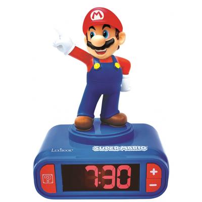 Super Mario 3D digitale wekker met licht en geluid