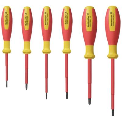 Weidmüller SDI SET S2.5-5.5/PZ1/2 Schroevendraaierset VDE Plat, Kruiskop Pozidriv