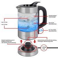 Profi Cook PC-WKS 1228 G Waterkoker Aantal/Volume: 0.5 l Inox - thumbnail
