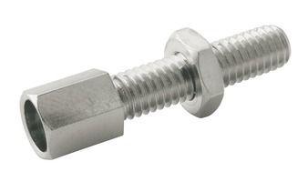 Elvedes Pot stelbout m6 messing (p15)