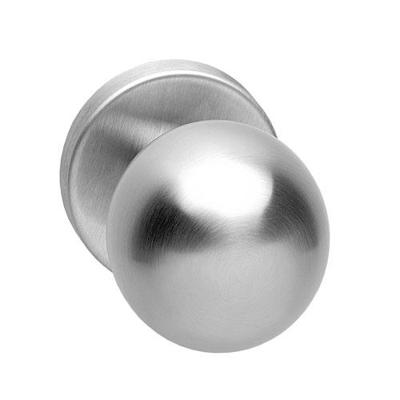 Intersteel Voordeurknop bol vast op rozet 10mm RVS