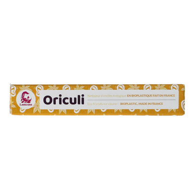 Lamazuna Bioplastic oriculi yellow 1 Stuks