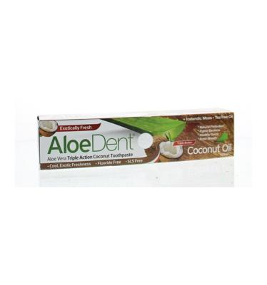 Aloe dent tandpasta coconut 100 Milliliter Aloe dent tandpasta coconut 100 Milliliter