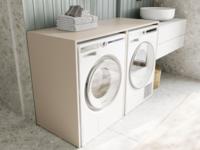 Wasmachinekast DORLOTE 2 machines kasjmier - thumbnail