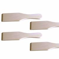 Gourmetspatels hout set van 4 - thumbnail