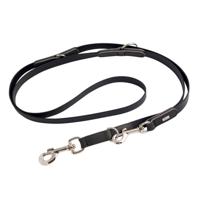 HUNTER Verstelbare hondenlijn Wolmar, zwart/grijs, Maat: 16/200 - thumbnail