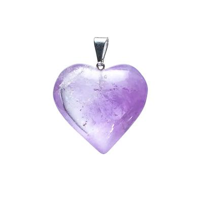Edelsteen Hanger Amethist Hart (2 - 3 cm) Edelsteen Hanger Amethist Hart (2 - 3 cm)