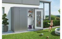 Biohort metalen tuinkast 150 Dubbele deur donkergrijs 155x83x182,5 cm - thumbnail