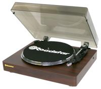 Roadstar TT-385BT-T Platenspeler met Bluetooth Transmitter (Line Out, Auto-Stop), houtkleuren - thumbnail