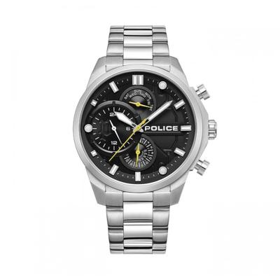 Police PEWGK0039204 Zwart Zilverkleurig Heren horloge