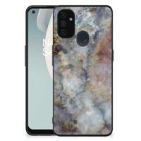 OnePlus Nord N100 Marmeren Print Telefoonhoesje Marmer Grijs - thumbnail