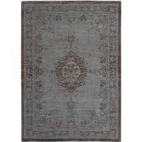 Louis de Poortere - 8257 Fading World Medallion Grey Ebony - 200x280 cm Vintage Vloerkleed - thumbnail