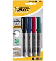 Bic permanent marker ECOlutions, schrijfbreedte 1,1 mm, fijne punt, geassorteerde kleuren - thumbnail