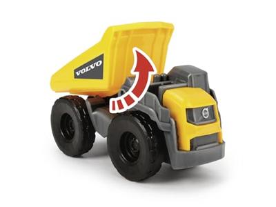 Dickie volvo micro transporter met werkvoertuigen Dickie volvo micro transporter met werkvoertuigen