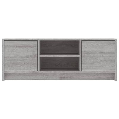 Tv-meubel 102x30x37,5 cm bewerkt hout grijs sonoma eikenkleurig