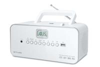 Muse M-28 NY CD-radio draagbaar, PLL FM-radio, MW-tuner, zendergeheugen, USB, MP3-weergave, werkt op netstroom of op batterijen, New York RDW RDW - thumbnail