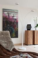 Artistiq Vloerlamp 'Gregor' 5-lamps, kleur Wit - thumbnail