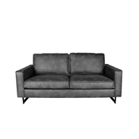 LABEL51 Bank 'Arezzo', 2-zits, kleur Grijs - thumbnail