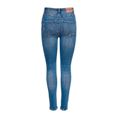 ONLY high waist skinny jeans blauw