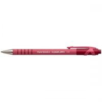 12x Paper Mate Flexgrip Ultra balpen rood medium - thumbnail