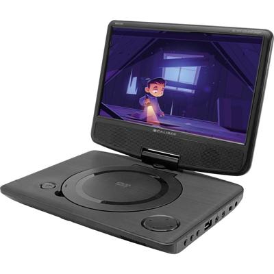 Draagbare DVD Speler Auto - 10 Inch Scherm met USB en Accu - Koptelefoonaansluiting - Zwart (MPD125)