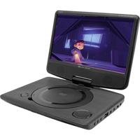 Draagbare DVD Speler Auto - 10 Inch Scherm met USB en Accu - Koptelefoonaansluiting - Zwart (MPD125) - thumbnail
