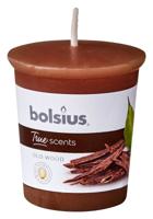 Bolsius True Scents votive 53/45 rond old wood 1 Stuks - thumbnail