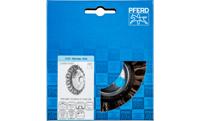 PFERD TOOLS Combitwist schijfborstel getordeerd KBG Ø 115 x 15 mm M14 Ø roestvrijstalen draad 0,35 voor haakse slijpers POS KBG 11515/M14 CT INOX 0,35 43315013 - thumbnail