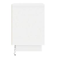 Nachtkastje met 2 pcs Wit 39 x 34.5 x 50 cm Bewerkt hout - thumbnail