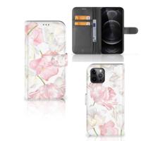 Apple iPhone 12 Pro Max Hoesje Lovely Flowers - thumbnail