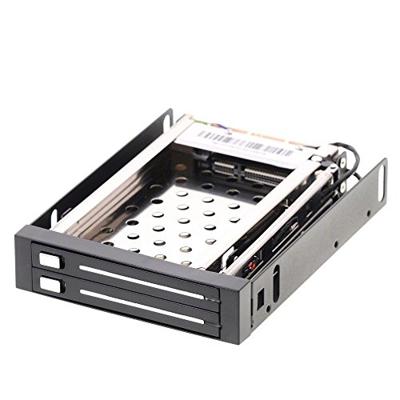 DeLOCK 3.5" Mobile Rack voor 2x 2.5" SATA wisselframe