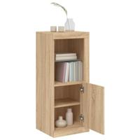 Dressoir met LED-verlichting 41x37x100 cm sonoma eikenkleurig - thumbnail